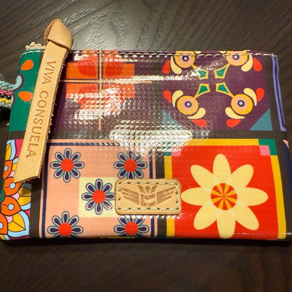 Consuela Vibrant Clutch Bags with Floral Patterns
